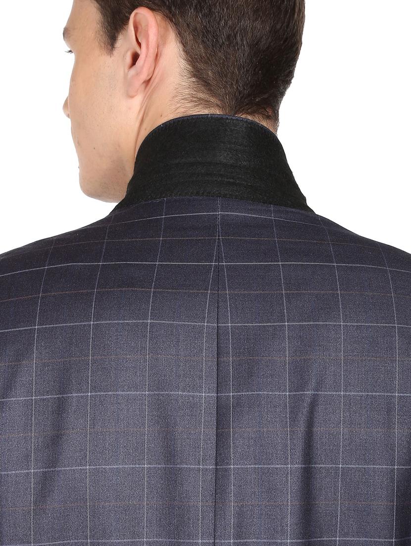 checkered single breasted formal blazer - 18645806 - Standard Image - 5