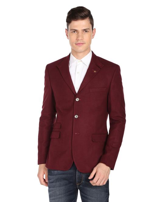solid single breasted formal blazer - 18645812 -  Standard Image - 0
