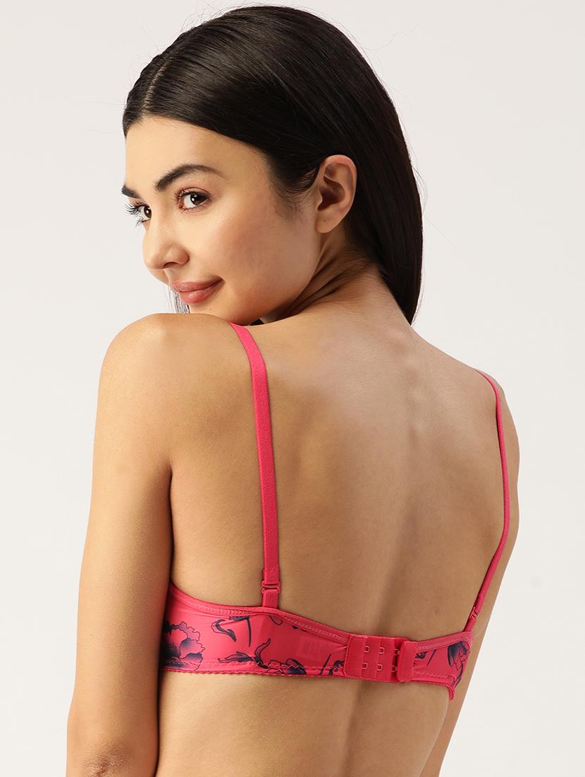 pink printed t-shirt bra - 18646603 - Standard Image - 3