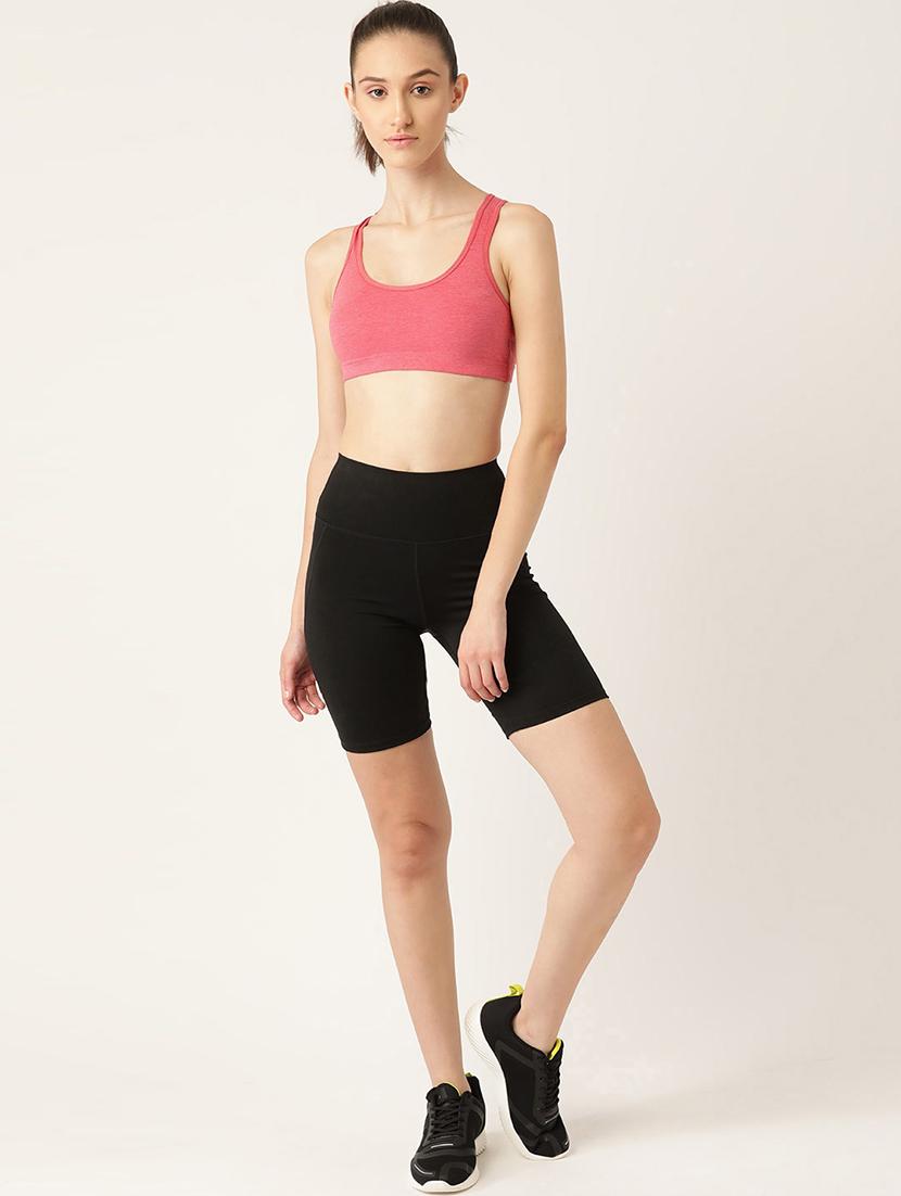 pink solid sports bra - 18646604 - Standard Image - 3