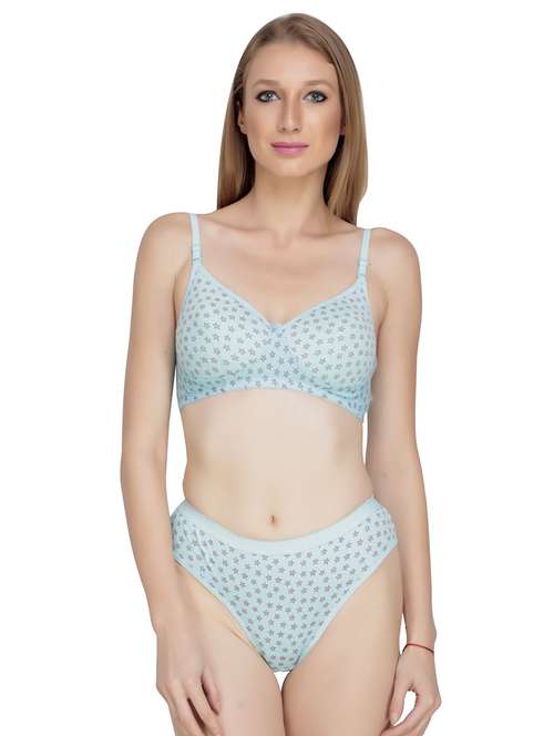 printed bra and panty set - 18650252 -  Standard Image - 0