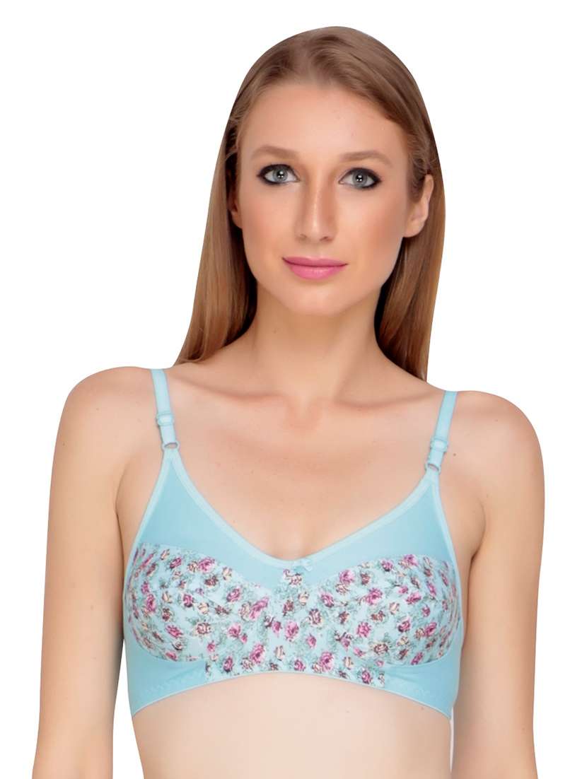 pack of 3 floral print multi colored bra - 18650514 - Standard Image - 3