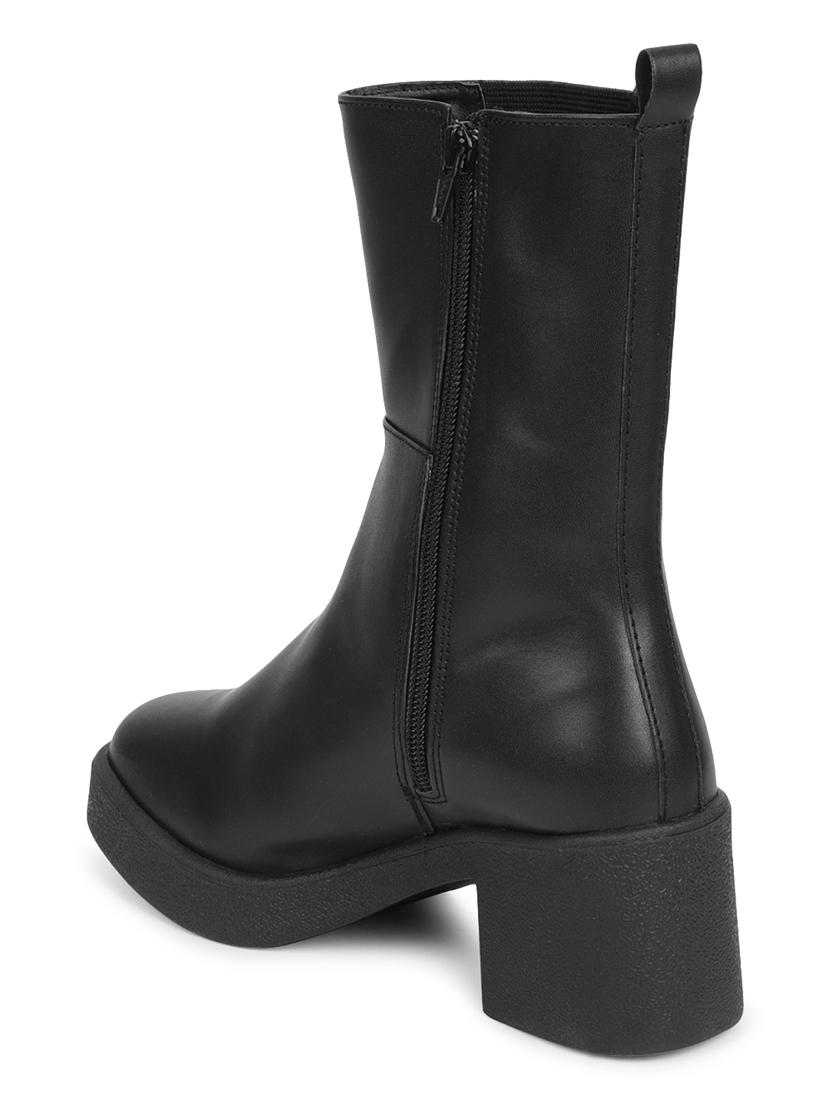women solid ankle boots - 18650704 - Standard Image - 3