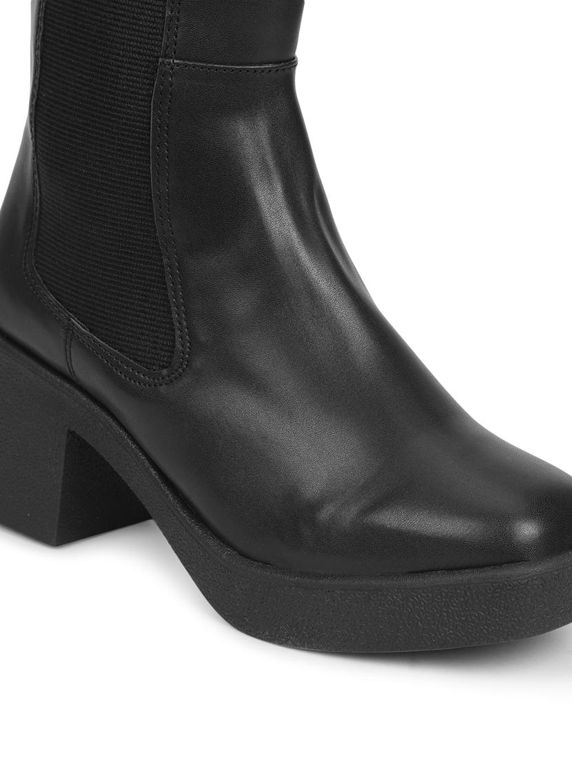 women solid ankle boots - 18650704 - Standard Image - 5