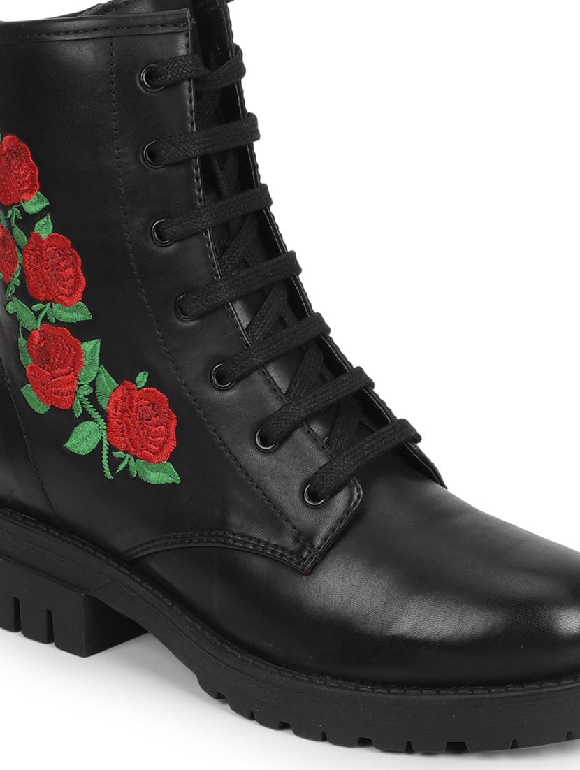 women solid ankle boots - 18650709 - Standard Image - 5