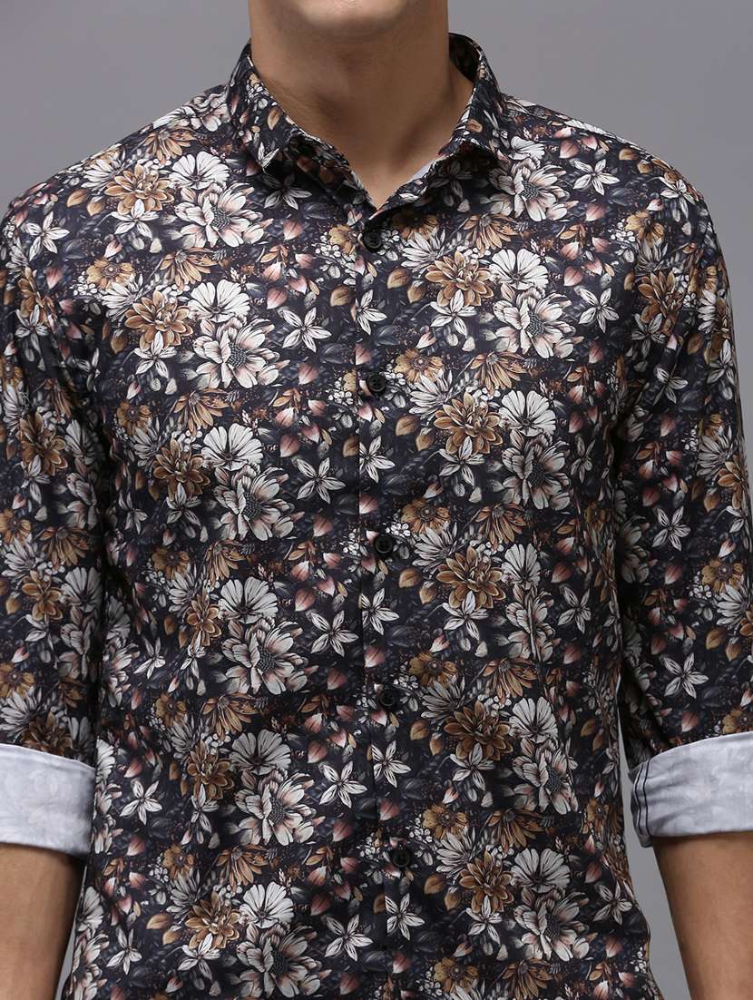 mens florals casual shirt - 18650842 -  Standard Image - 5