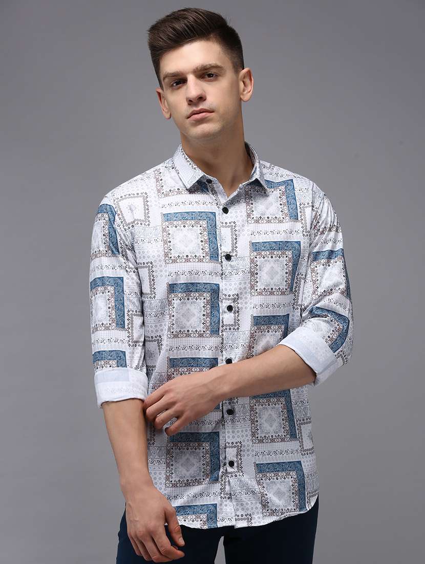 mens paisley casual shirt - 18650847 - Zoom Image - 0