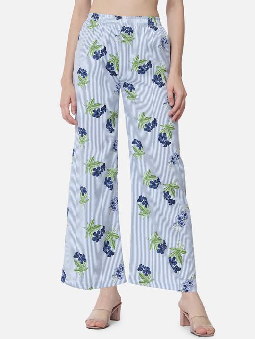 mid rise printed palazzo - 18651164 - Standard Image - 0