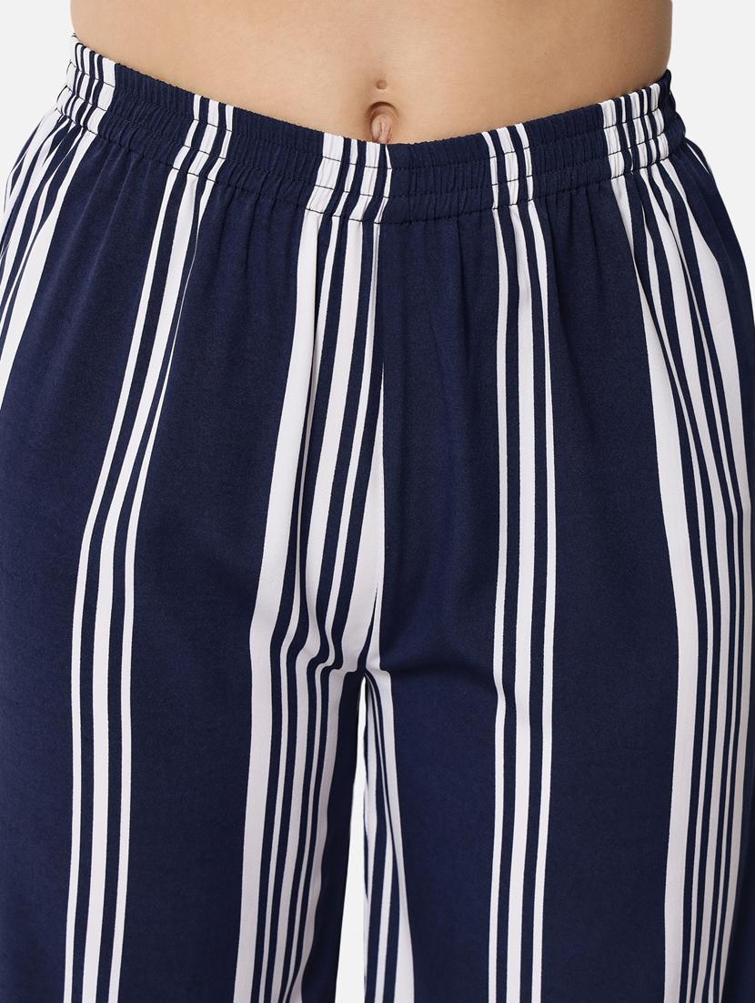 mid rise striped palazzo - 18651175 - Standard Image - 5