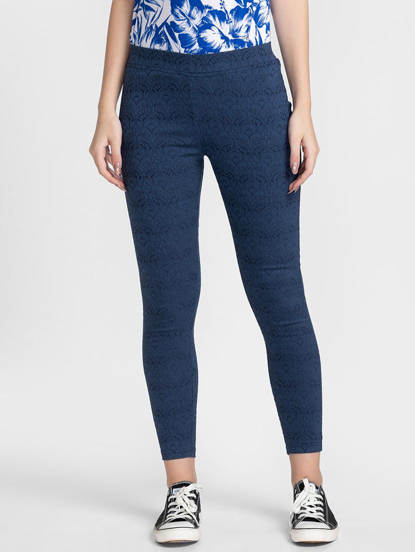 mid rise printed jegging - 18651206 - Zoom Image - 0