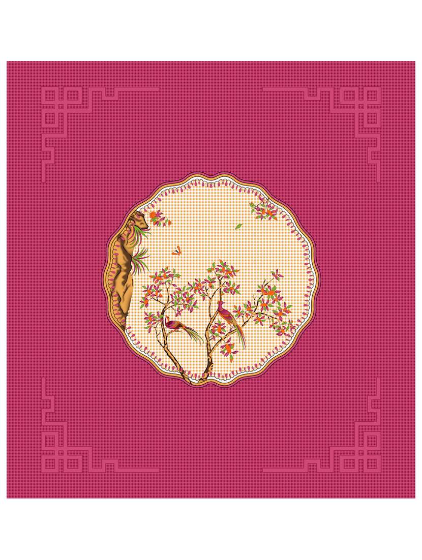 uniqchoice blue color 100% cotton jaipuri traditonal double bedsheet with 2 pillow cover - 18655875 -  Standard Image - 3