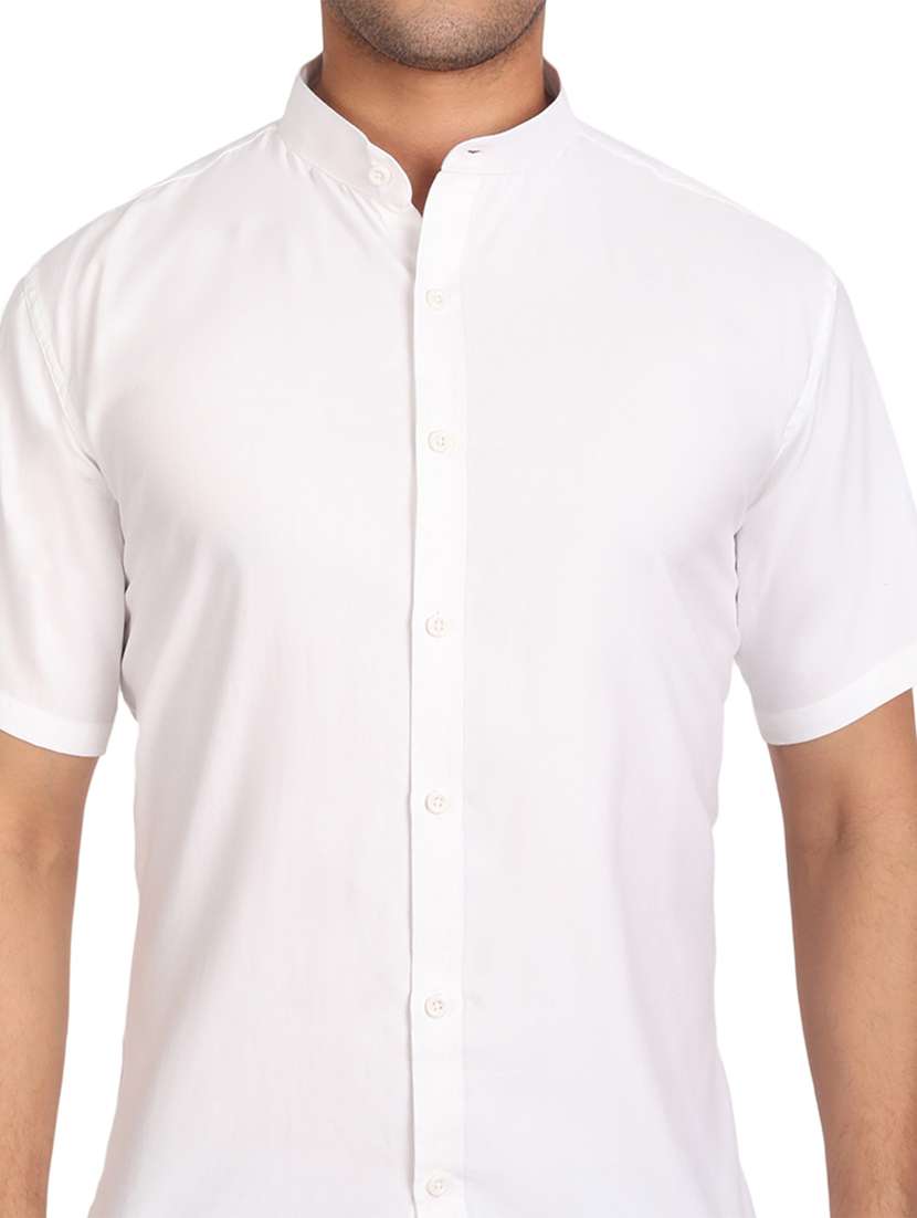 mens solid casual shirt - 18656075 -  Standard Image - 5