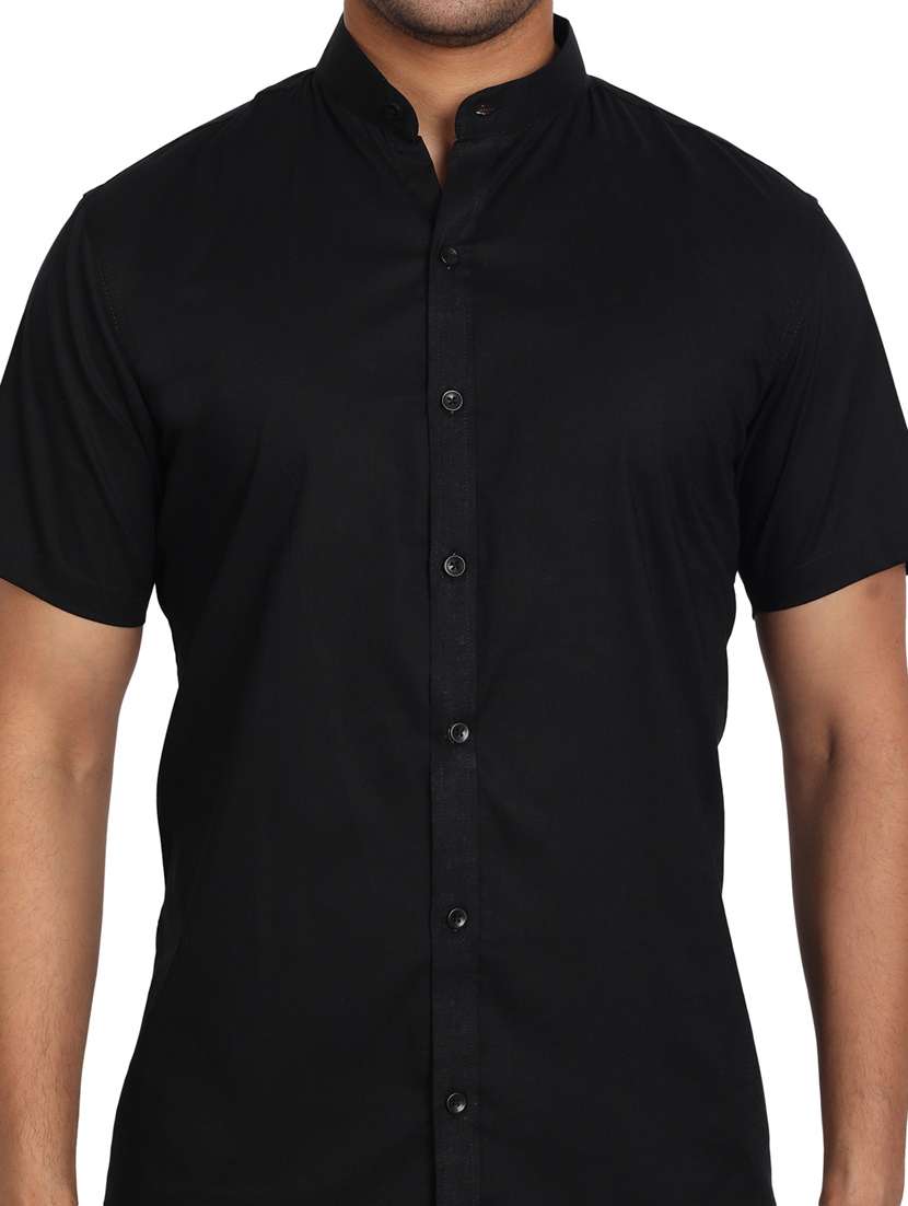 mens solid casual shirt - 18656076 -  Standard Image - 5