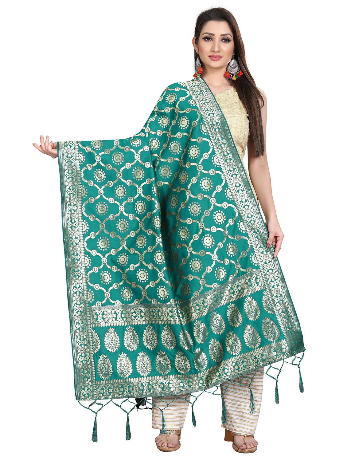 tassel detailed banarasi dupatta - 18656327 -  Zoom Image - 0