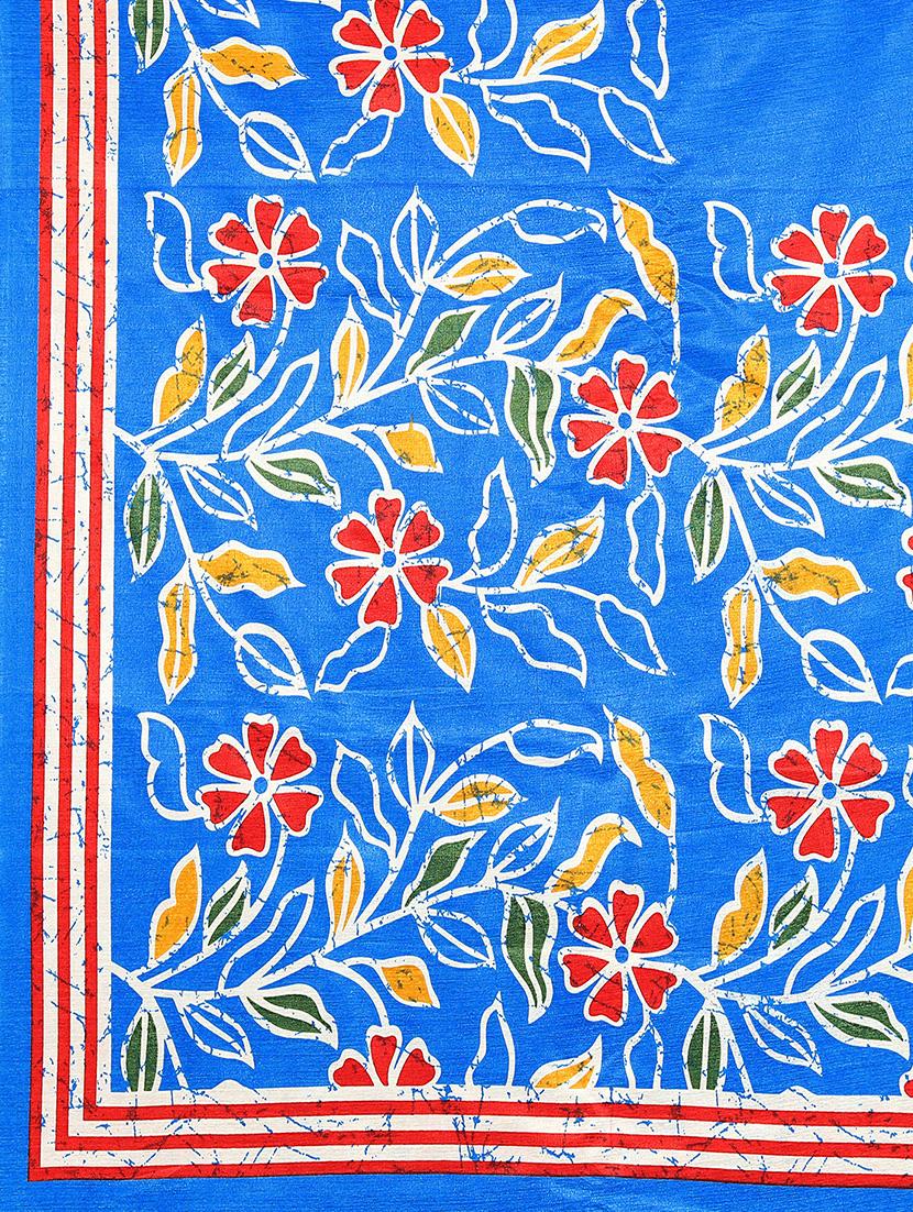 floral mysore silk saree with blouse - 18656427 - Standard Image - 3