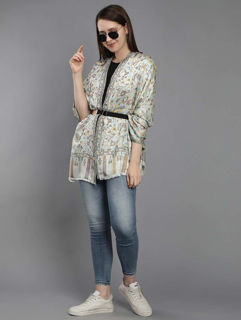 women's florals shawl - 18656648 - Standard Image - 3