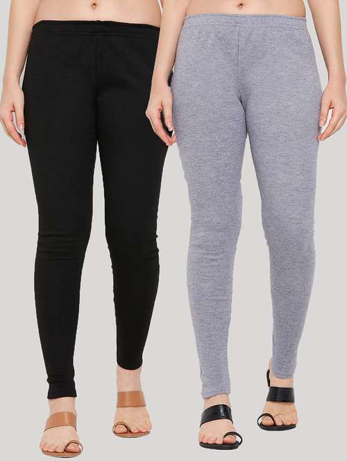 pack of 2 solid woolen legging - 18656864 -  Standard Image - 0
