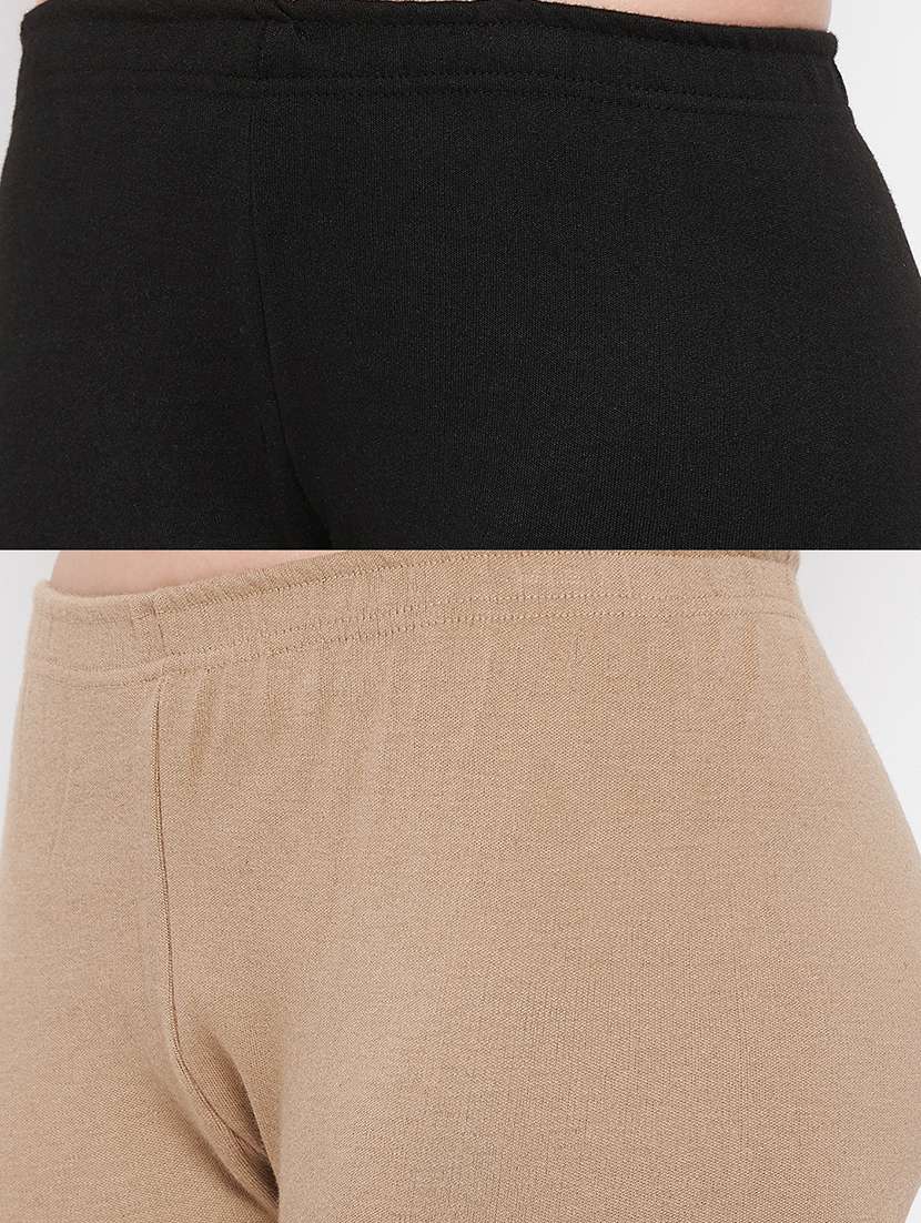 pack of 2 solid woolen legging - 18656865 -  Standard Image - 5