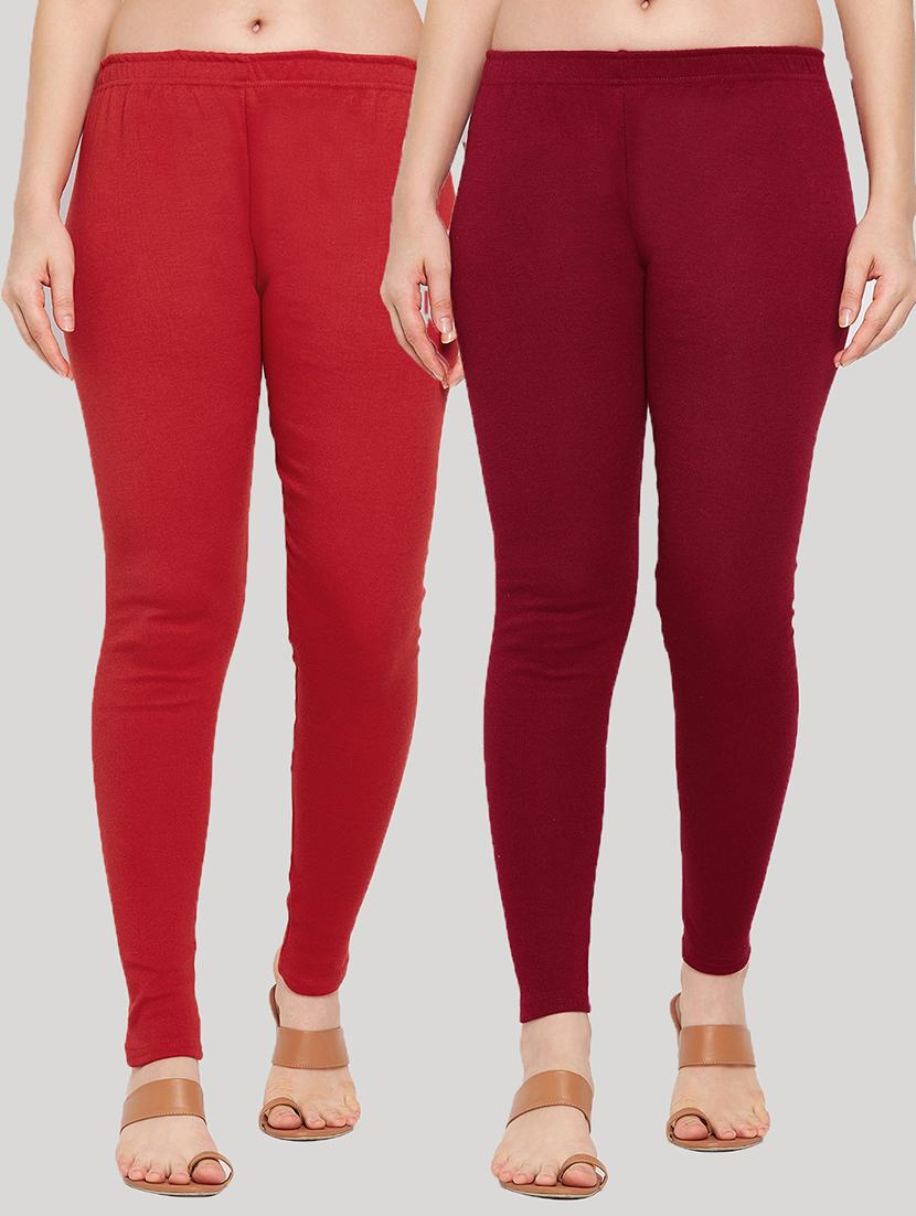 pack of 2 solid woolen legging - 18656867 - Zoom Image - 0