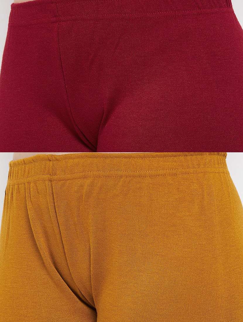 pack of 2 solid woolen legging - 18656874 -  Standard Image - 5