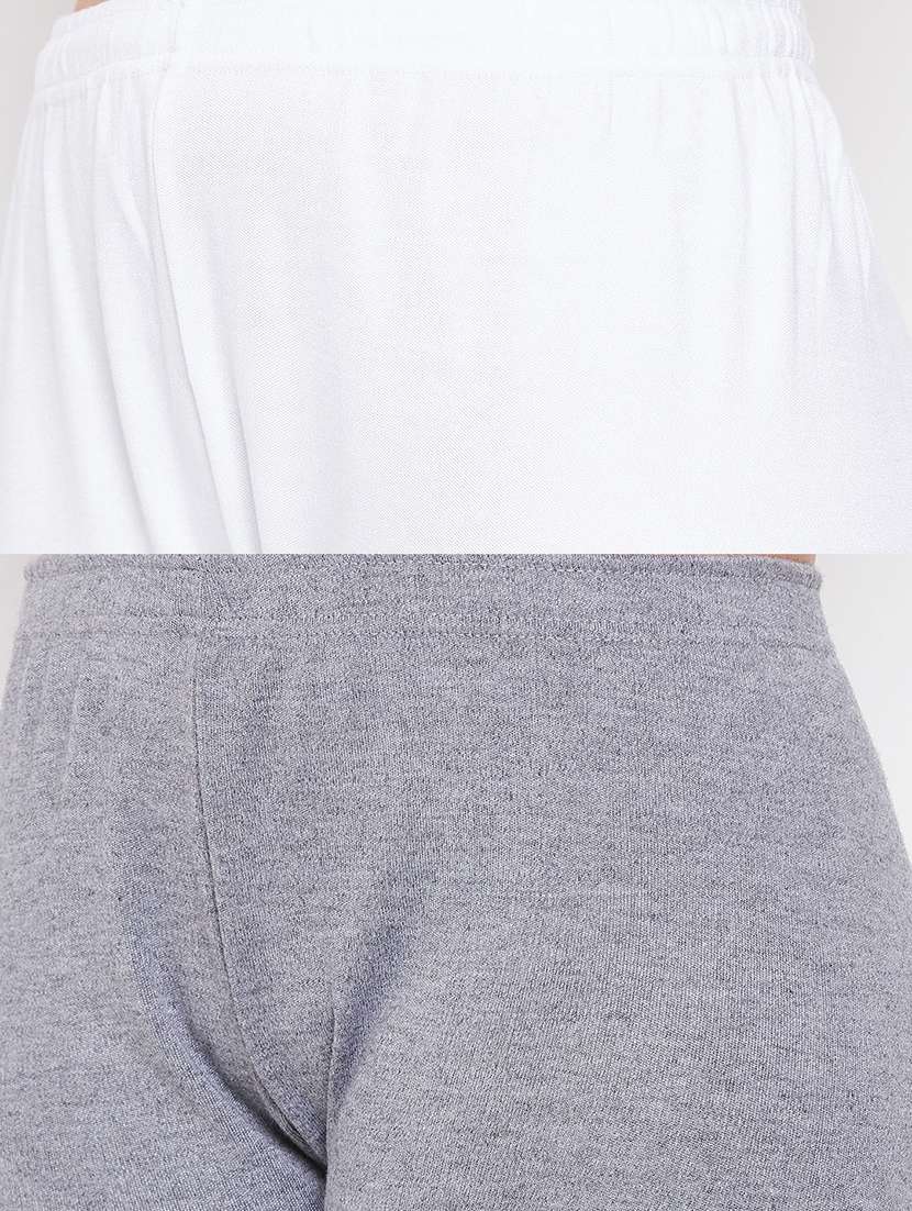 pack of 2 solid woolen leggings - 18656879 -  Standard Image - 5