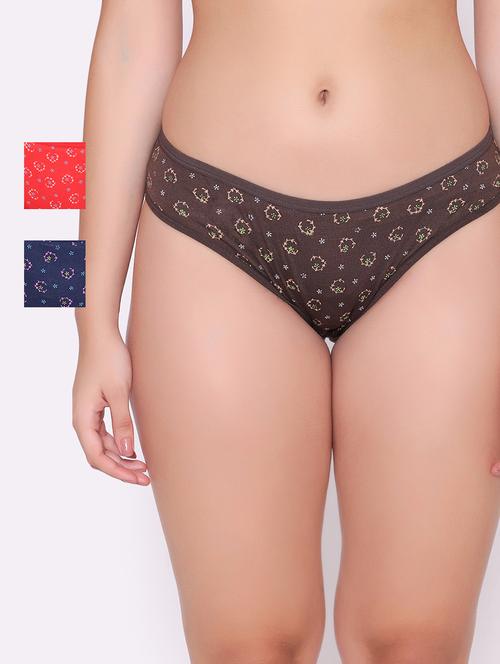 pack of 3 printed hipster panty - 18656959 -  Standard Image - 0