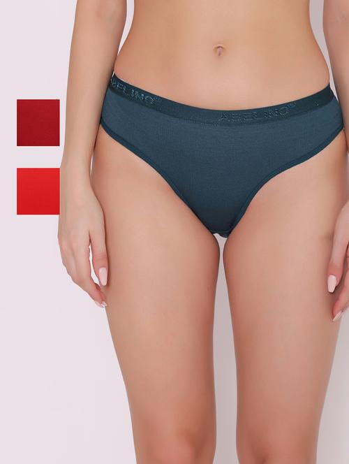 pack of 3 solid hipster panty - 18656964 - Standard Image - 0