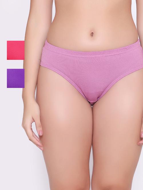 pack of 3 solid hipster panty - 18656969 -  Standard Image - 0