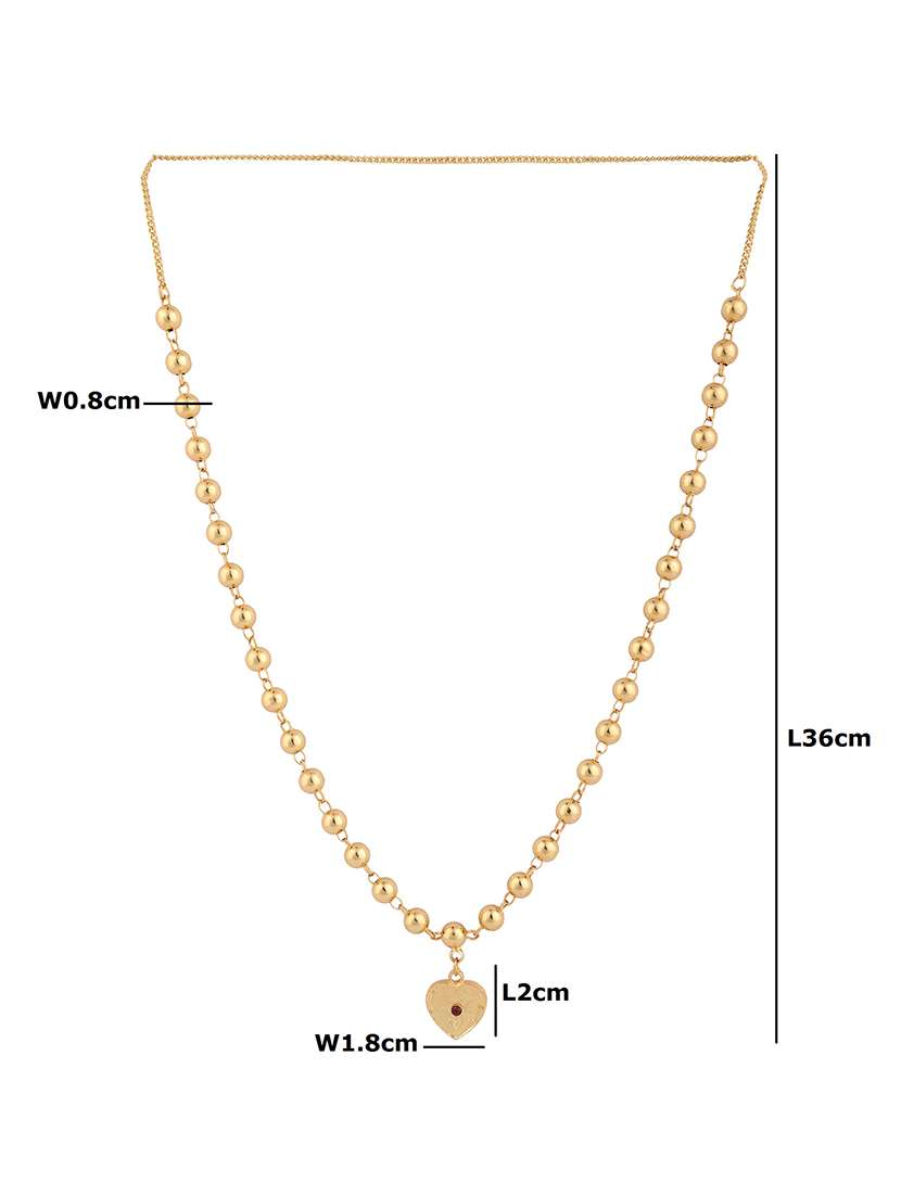 gold plated chain pendant - 18657044 -  Standard Image - 3