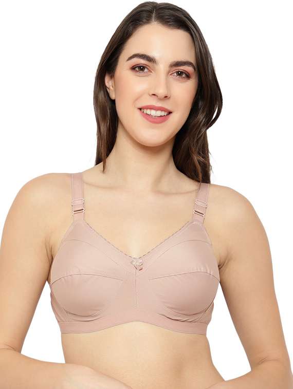 solid non padded t-shirt bra
