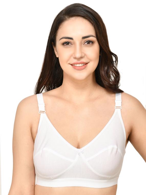 solid non padded regular bra - 18658296 -  Zoom Image - 0