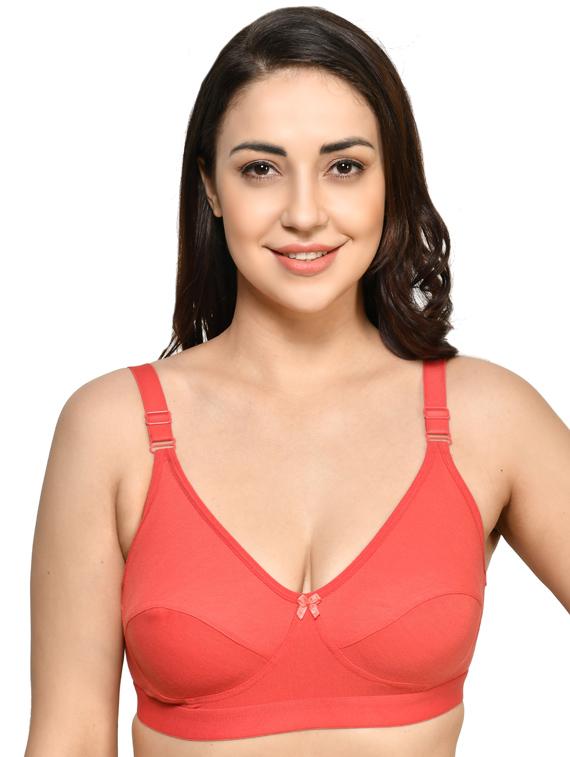 solid non padded regular bra - 18658300 - Zoom Image - 0