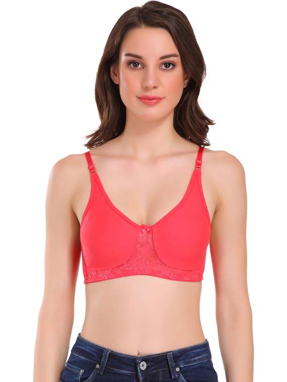 solid non padded t-shirt bra - 18658362 -  Zoom Image - 0