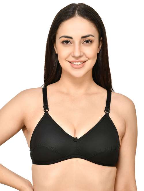 black solids regular bra - 18658368 - Standard Image - 0