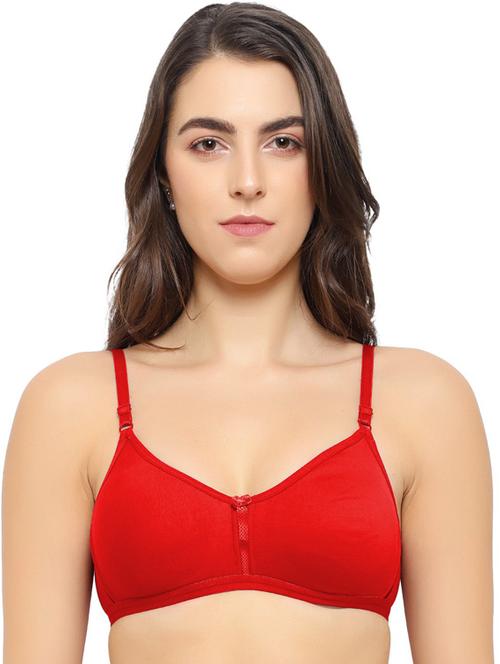 solid non padded regular bra - 18658375 - Standard Image - 0