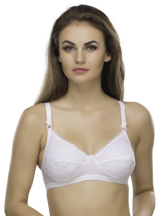 white solids regular bra