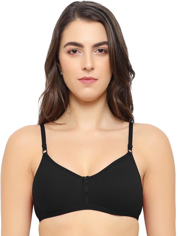 black solid regular bra - 18658403 -  Zoom Image - 0