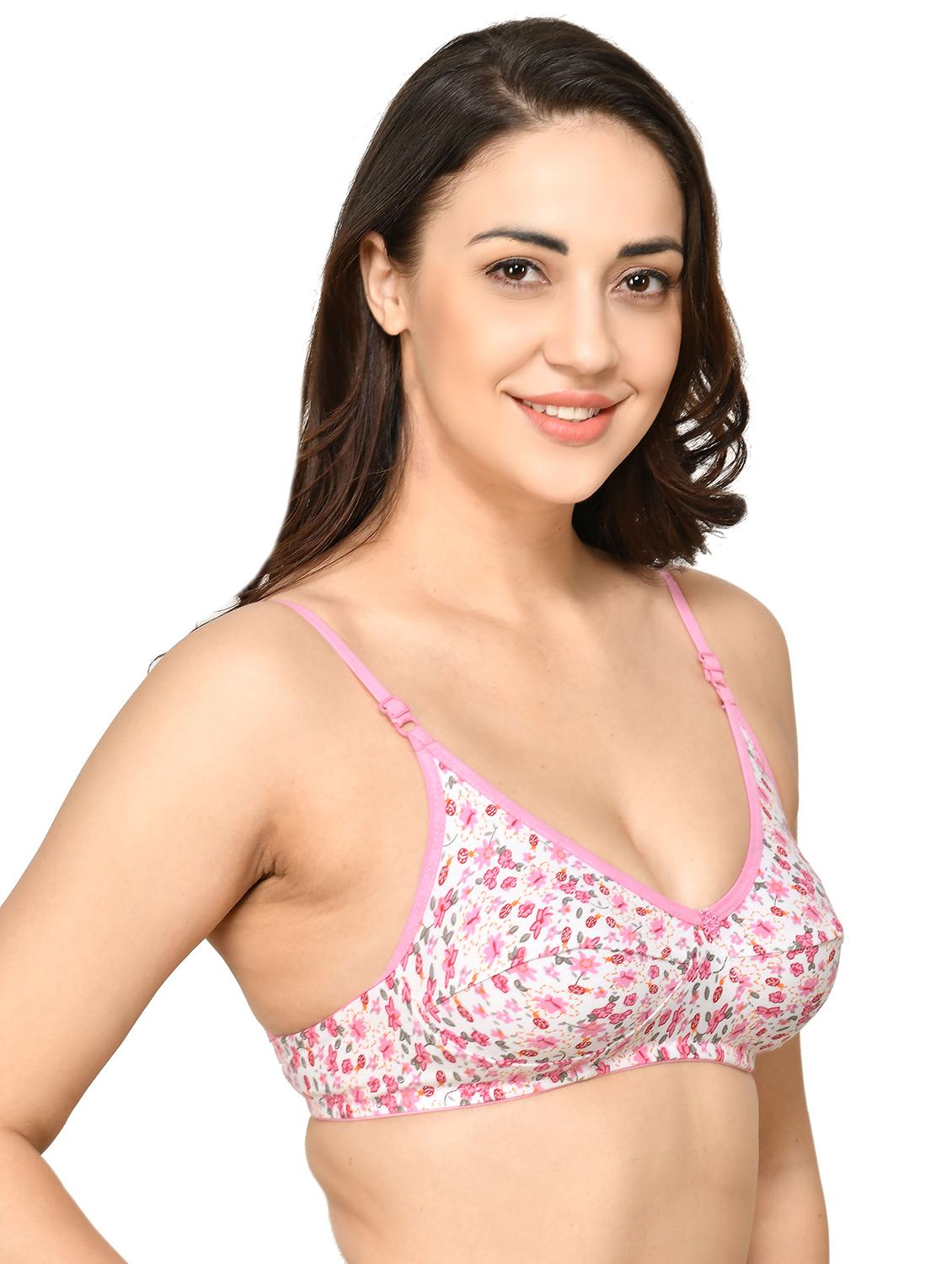pack of 3 printed regular bra - 18658454 - Standard Image - 5