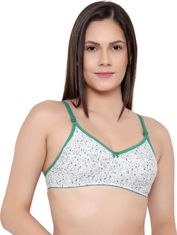 printed non padded t-shirt bra