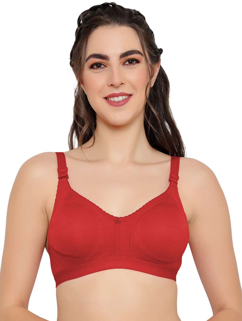 pack of 3 solid regular bra - 18658460 -  Standard Image - 5