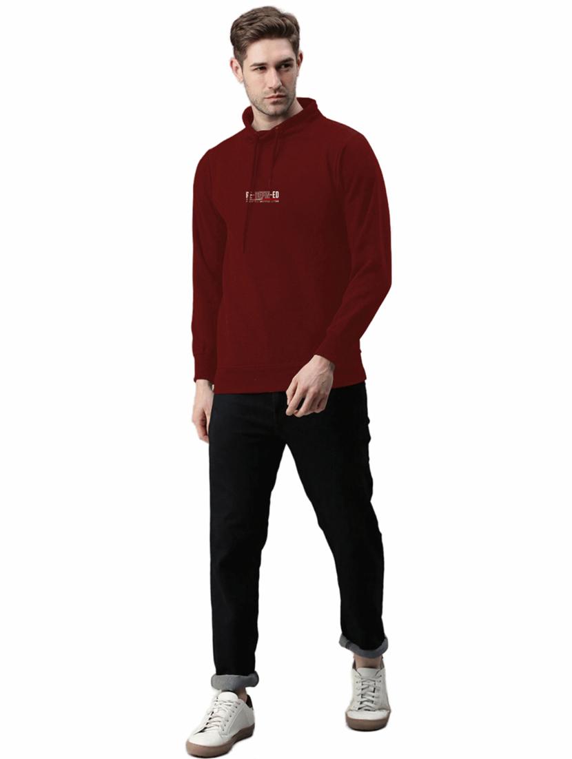 drawstring neck chest print sweatshirt - 18658811 - Standard Image - 3