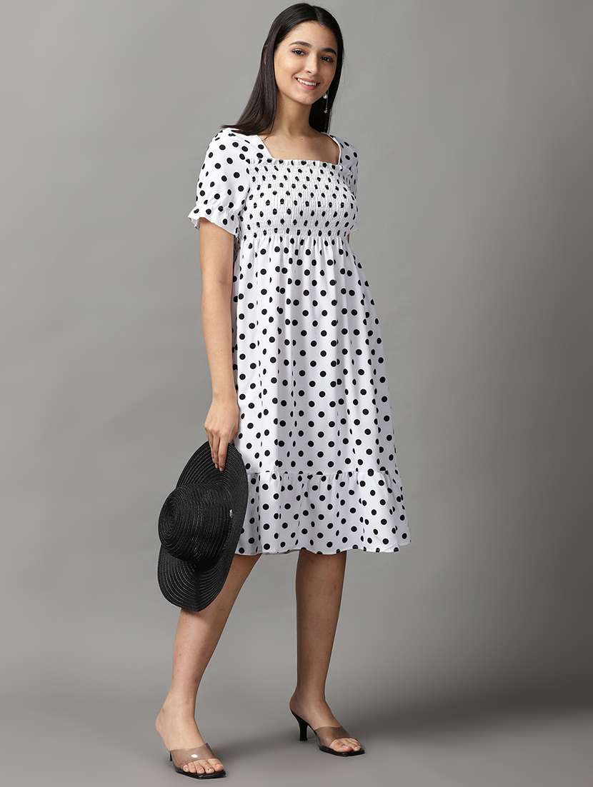 women's tiered dress solid dress - 18658969 - Standard Image - 3