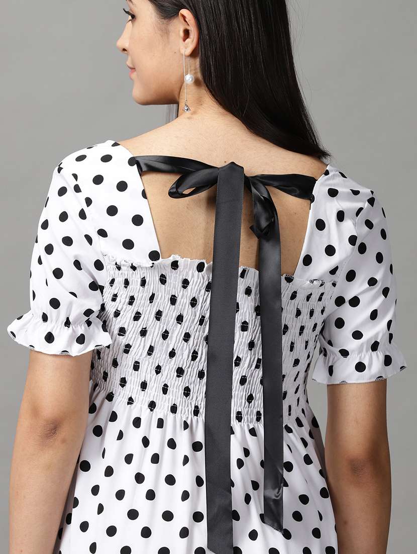 women's tiered dress solid dress - 18658969 - Standard Image - 5