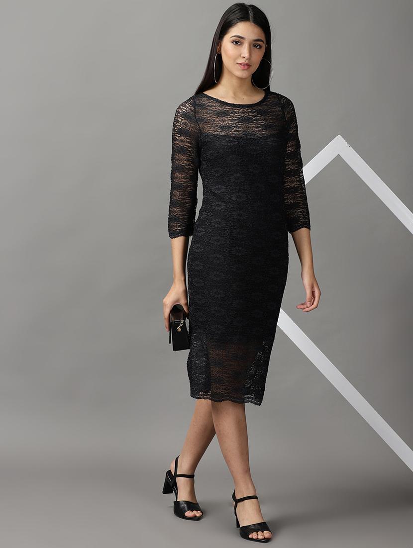 women's bodycon animal print dress - 18658980 - Standard Image - 3