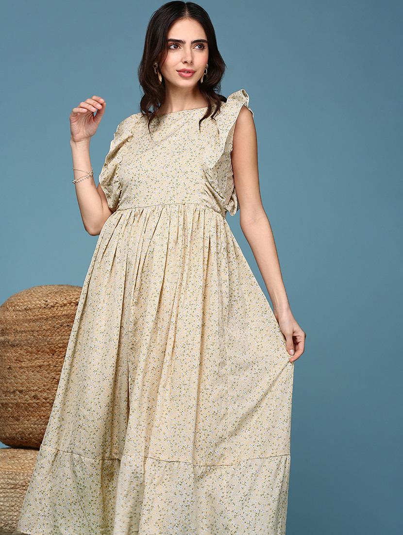 women's tiered dress floral dress - 18659012 - Standard Image - 5