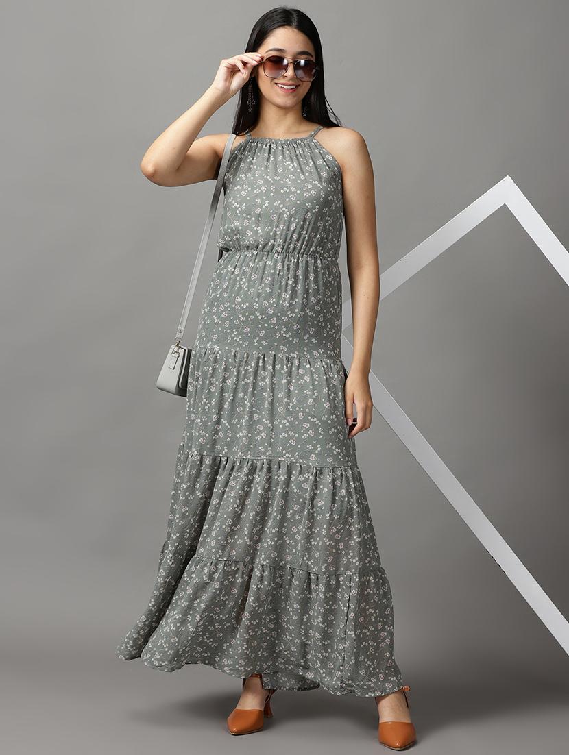 women's tiered dress floral dress - 18659037 - Standard Image - 3