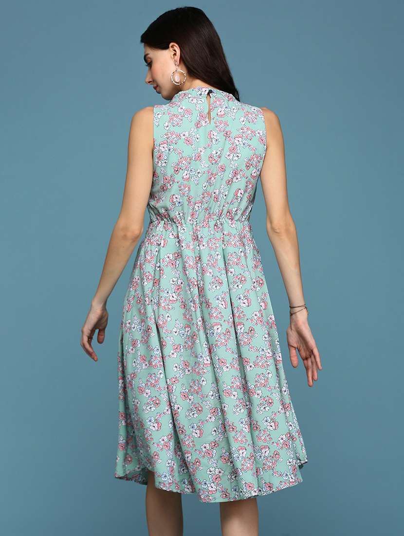 women's fit & flare floral dress - 18659039 -  Standard Image - 3