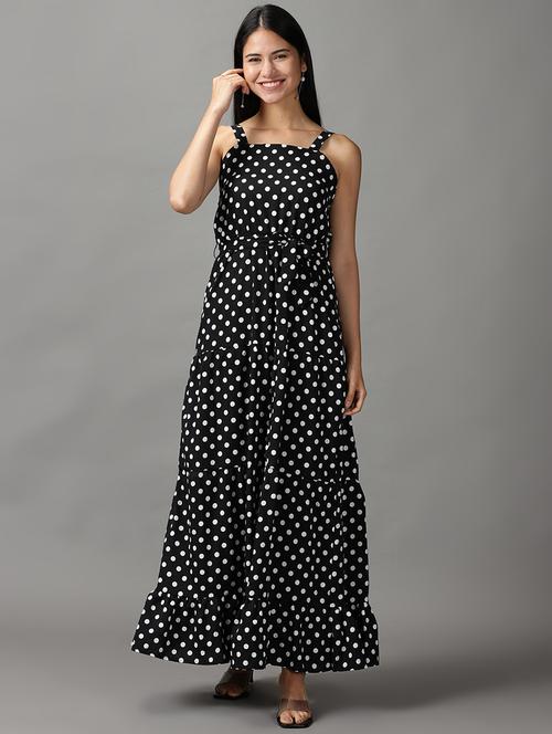 women's tiered dress printed dress - 18659041 - Standard Image - 0
