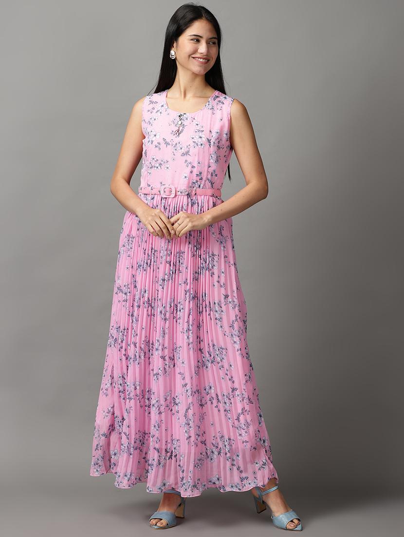 women's fit & flare floral dress - 18659062 - Zoom Image - 0