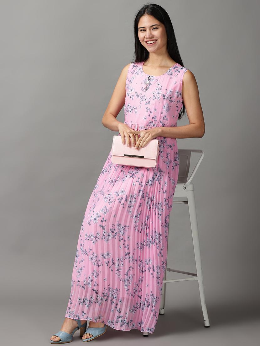 women's fit & flare floral dress - 18659062 - Standard Image - 3